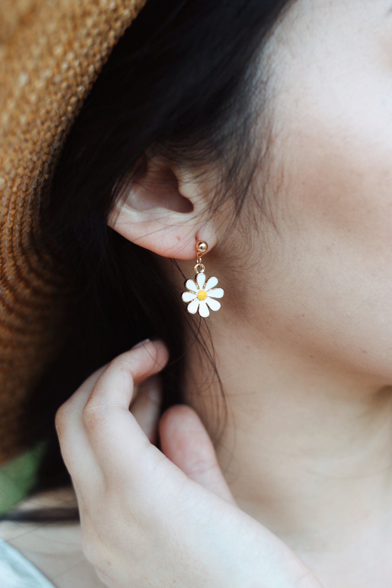 "Sun Child" stud earrings