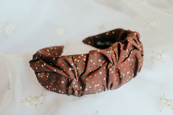 "Breathless" floral headband