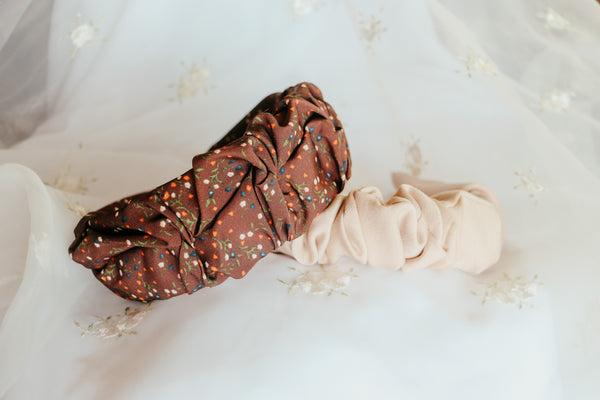 "Breathless" floral headband