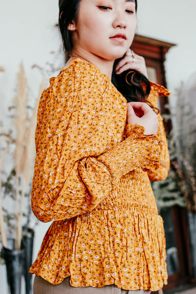 "Breath of Spring Air" floral top