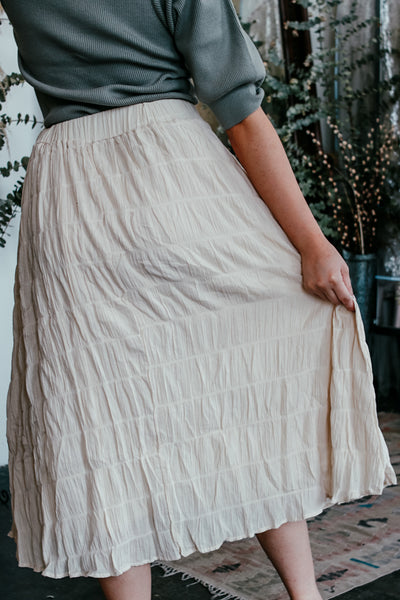 "Lost in the Meadow" midi skirt