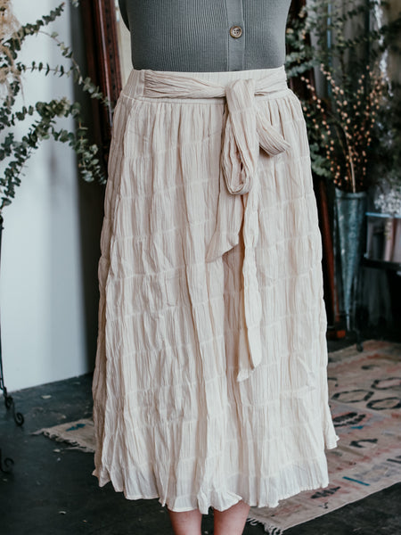 "Lost in the Meadow" midi skirt