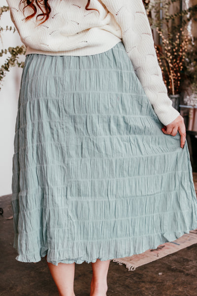 "Lost in the Meadow" midi skirt