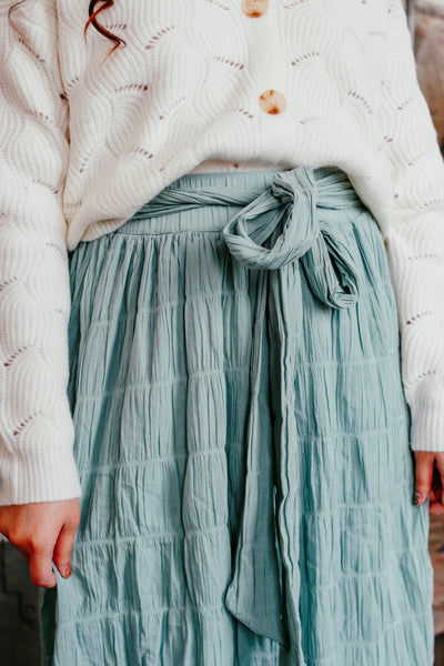 "Lost in the Meadow" midi skirt